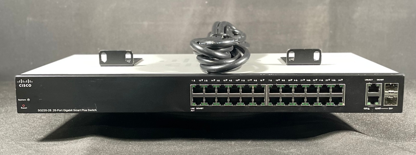 Cisco SG220-26P-K9 26 Ports Gigabit PoE Smart Switch -Same Day Shipping