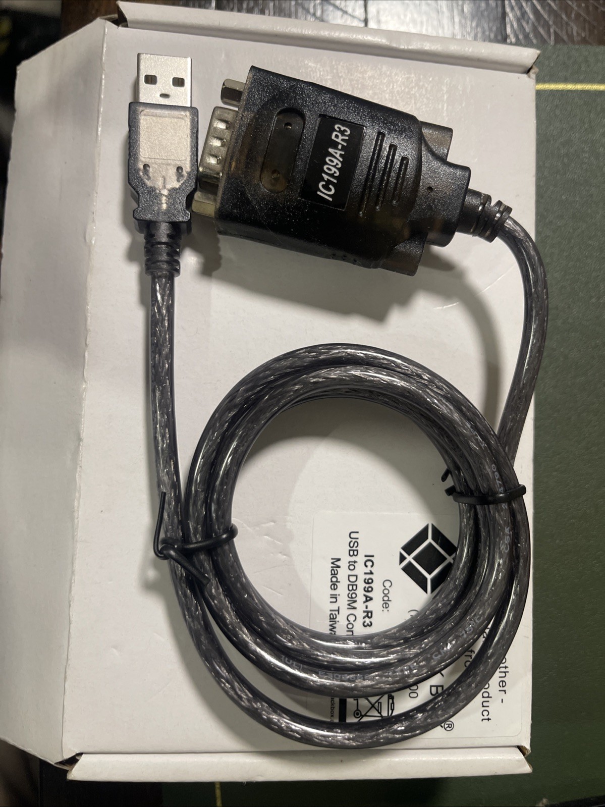 Black Box Network Services IC199A-R3 | USB to RS-232 Converter, DB9, 1-Port
