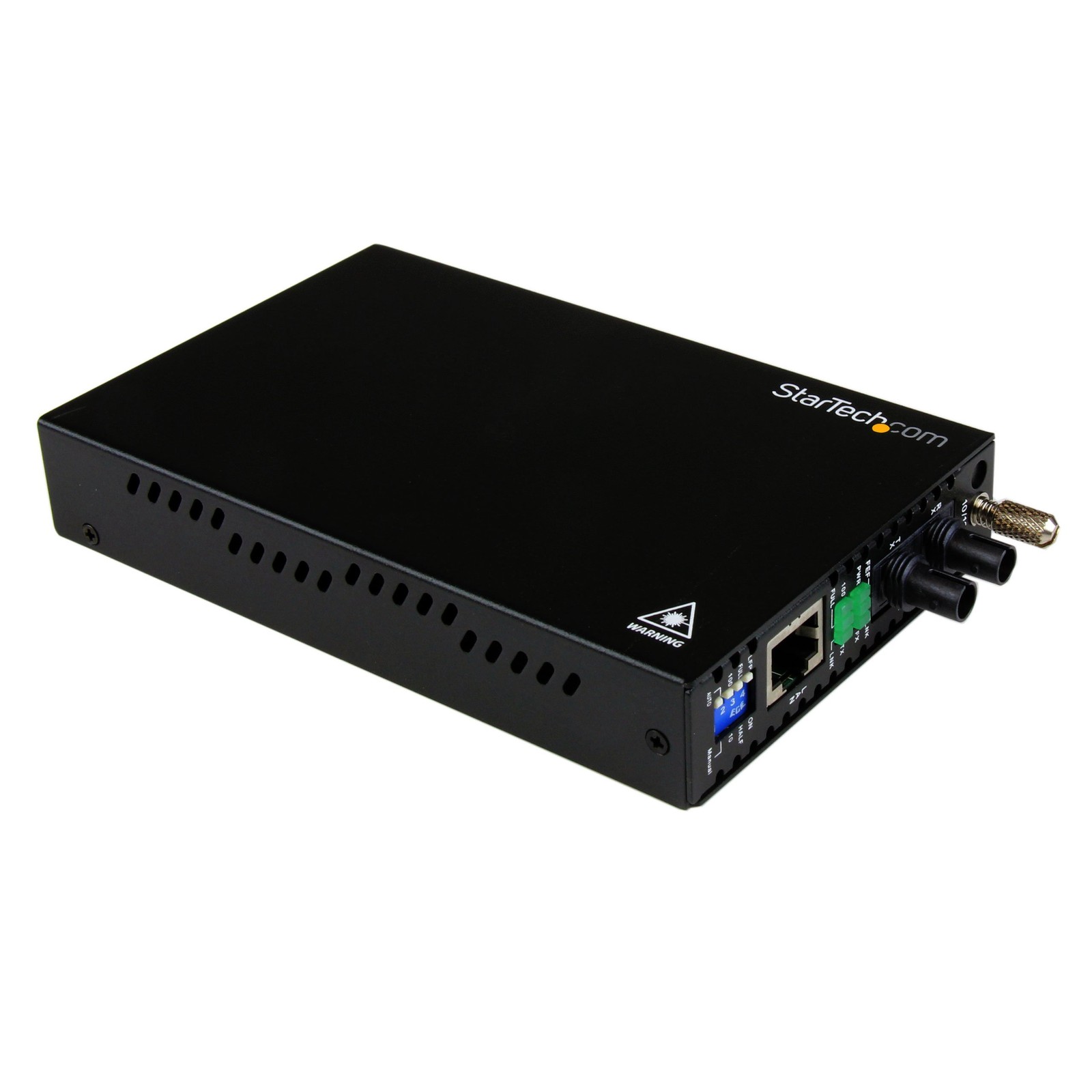 StarTech.com 10/100 Mbps Ethernet to Fiber Optic Media Converter - Steel - Chass