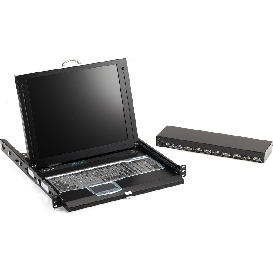 Black Box ServTray KVT417A 1U 17" LCD 1280 x 1024 PS/2 RackMount KVT417A8UVR2