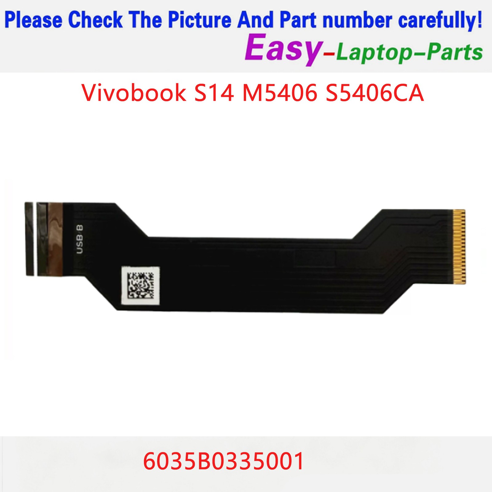New 6035B0335001 For ASUS Vivobook S14 M5406 S5406CA IO Cable USB Connect Line