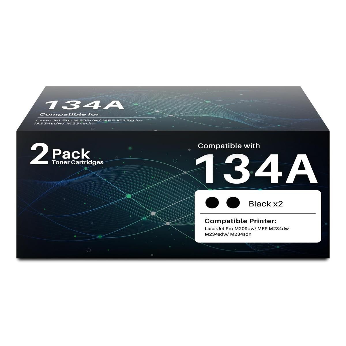 Q-image 134A W1340 Black Toner Cartridge HP LaserJet M209dw New AMZN $99