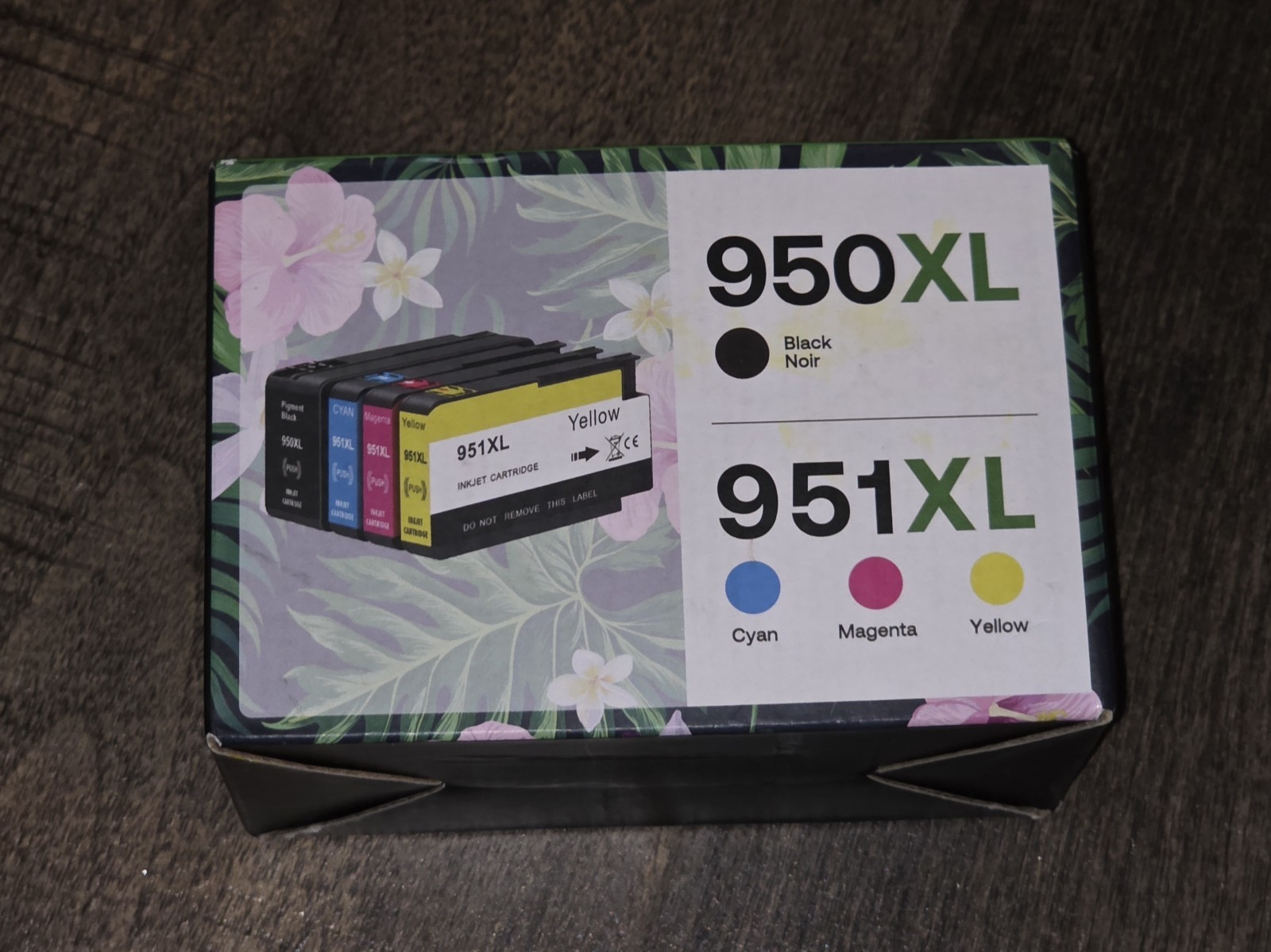 Set of 4 Ink Cartridges for HP 950XL and 951XL