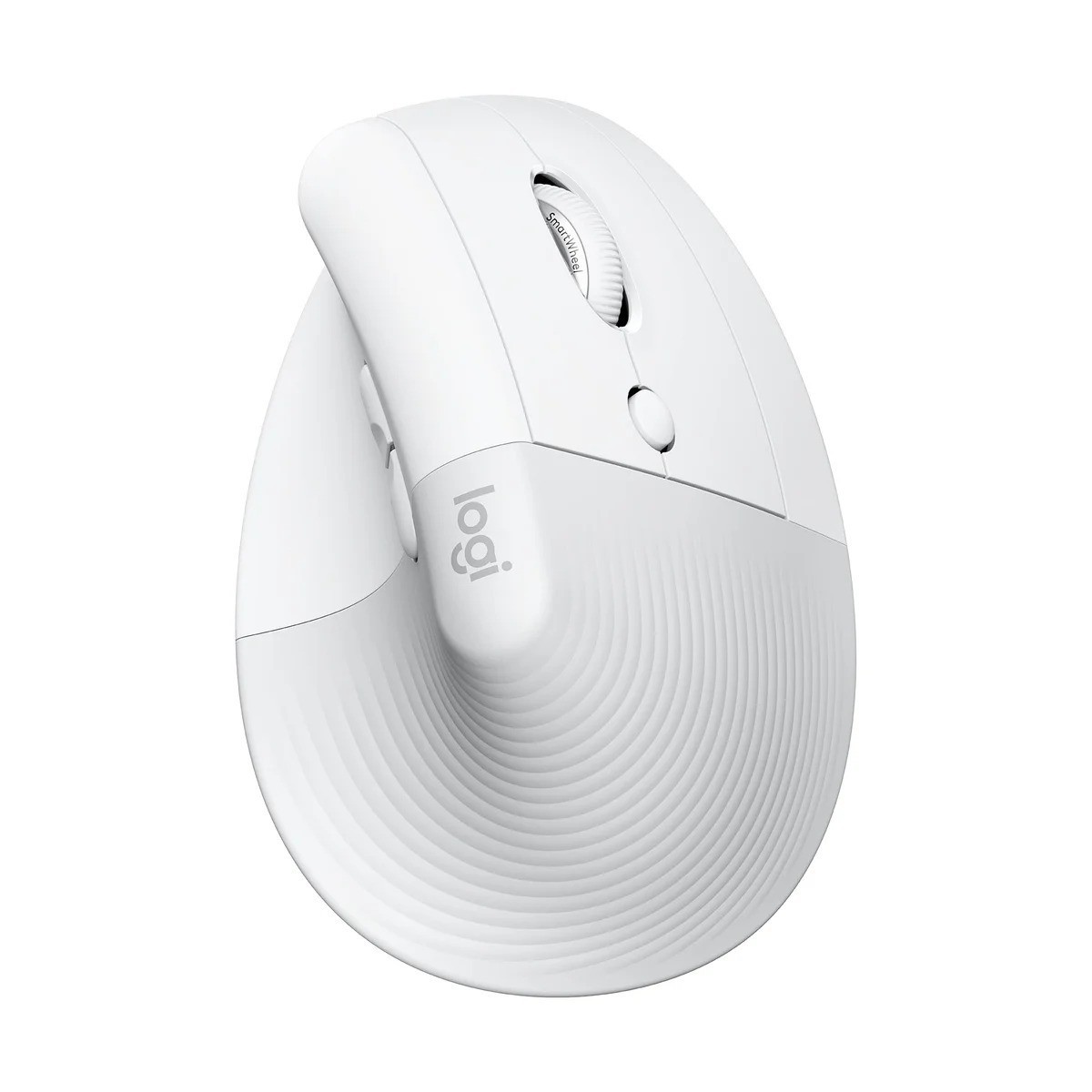 Logitech Lift Vertical Ergonomic Wireless Mouse Off-White Right Hand 910-006469