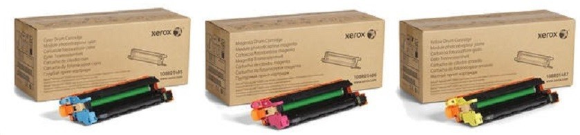 Set of 3 Genuine OEM Sealed Xerox 108R01485 108R01486 108R01487 Drum Cartridges
