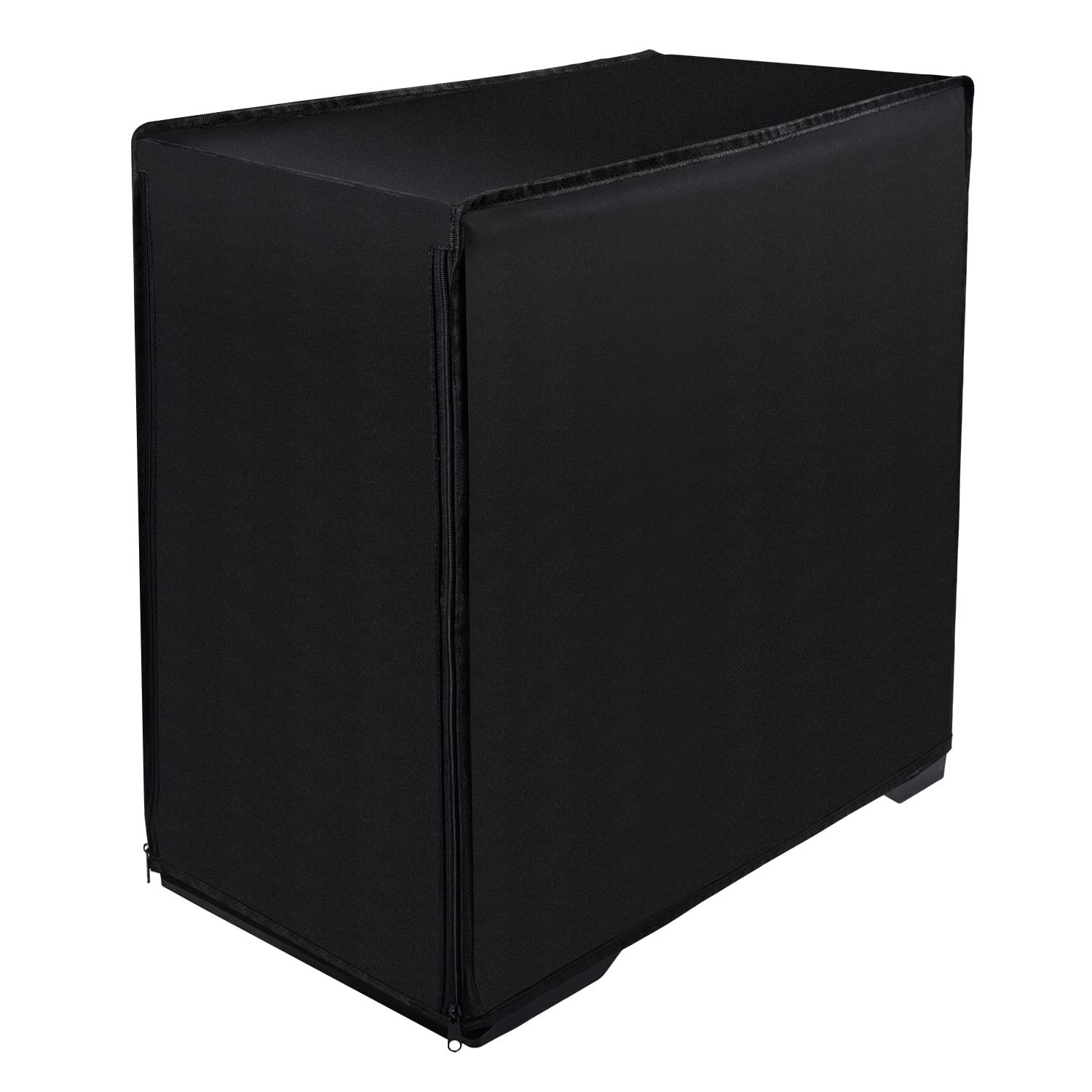 PC Computer CPU Dust Cover, Mid-Tower Case 10.6W x 20.5H x 24.5D, Black