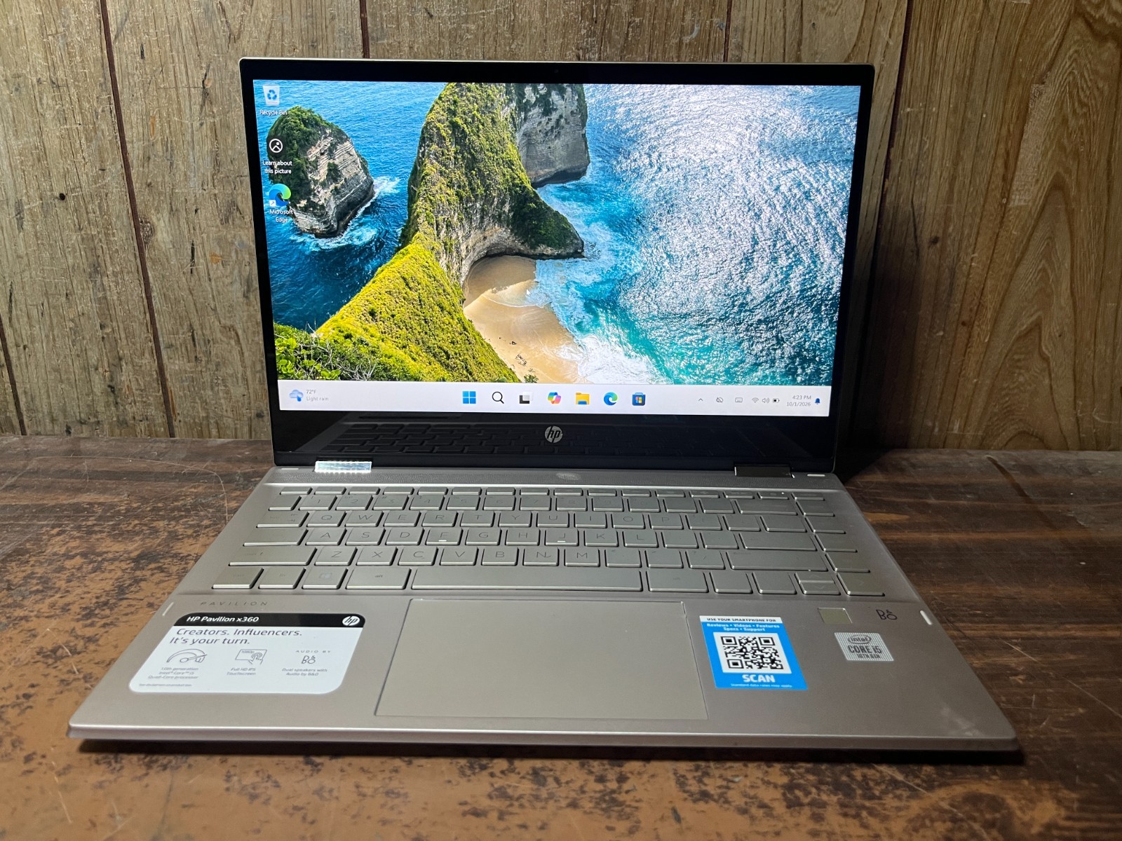 HP Pavilion x360 14m-DW0023DX 14”FHD TOUCH WIN 11 LAPTOP i5-1035G1 8GB 256GB SSD