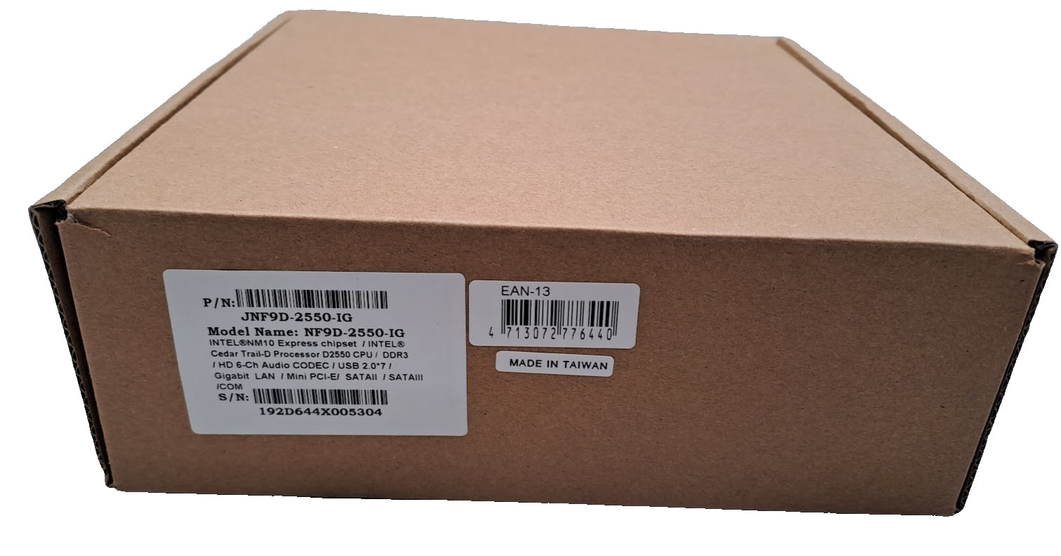 JETWAY JNF9D-2550-IG MOTHERBOARD