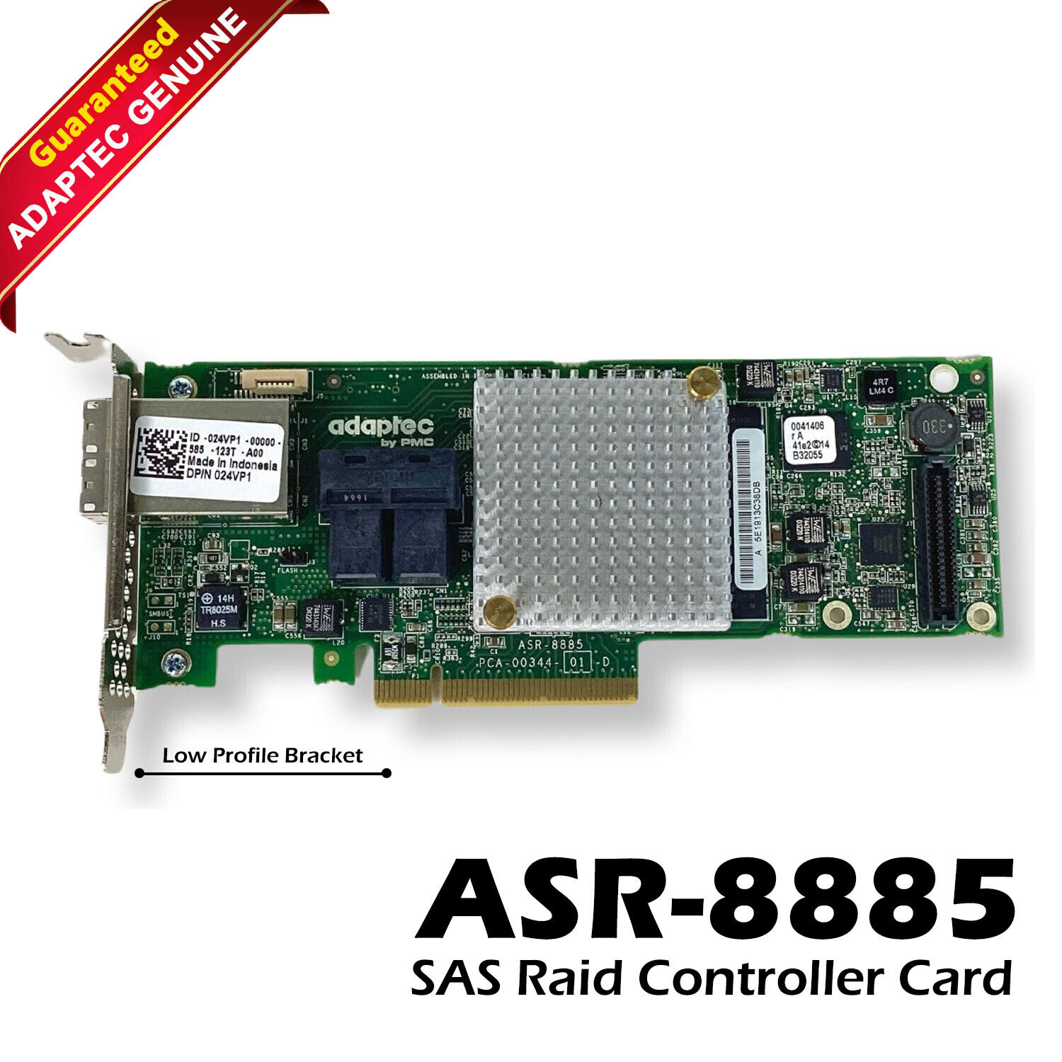Dell SAS12 Dual-Port ADAPTEC ASR-8885 SAS RAID Controller Card 024VP1 24VP1
