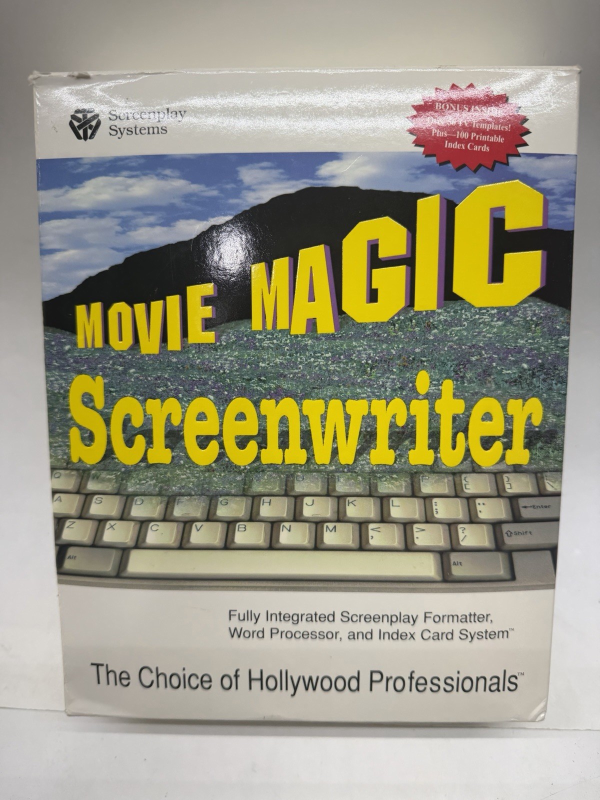 Vintage screenplay system movie Magic screenwriter Program 