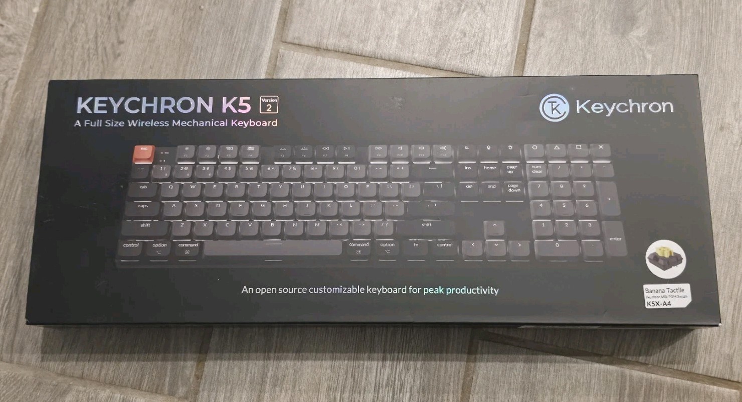 Keychron K5 Version 2 - Full size wireless mechanical keyboard