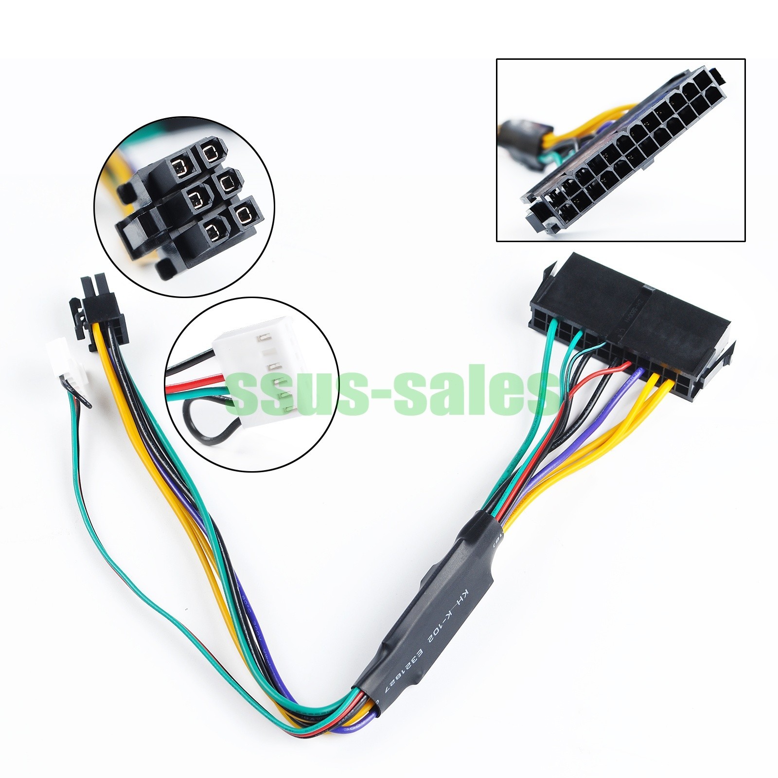 ATX 24Pin to 6Pin Power Adapter Cable 30cm For HP Z220 Z230 Z340 Workstation