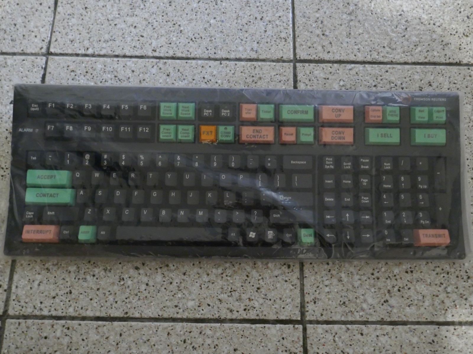 Thomson Reuters 10-11-5254 Wired Financial Trading Keyboard