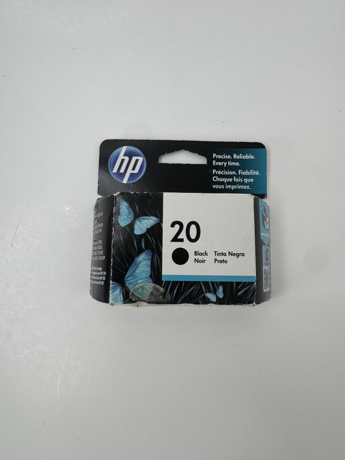 NEW Genuine OEM HP 20 Black Ink Cartridge C6614D for Deskjet, Fax, Apollo