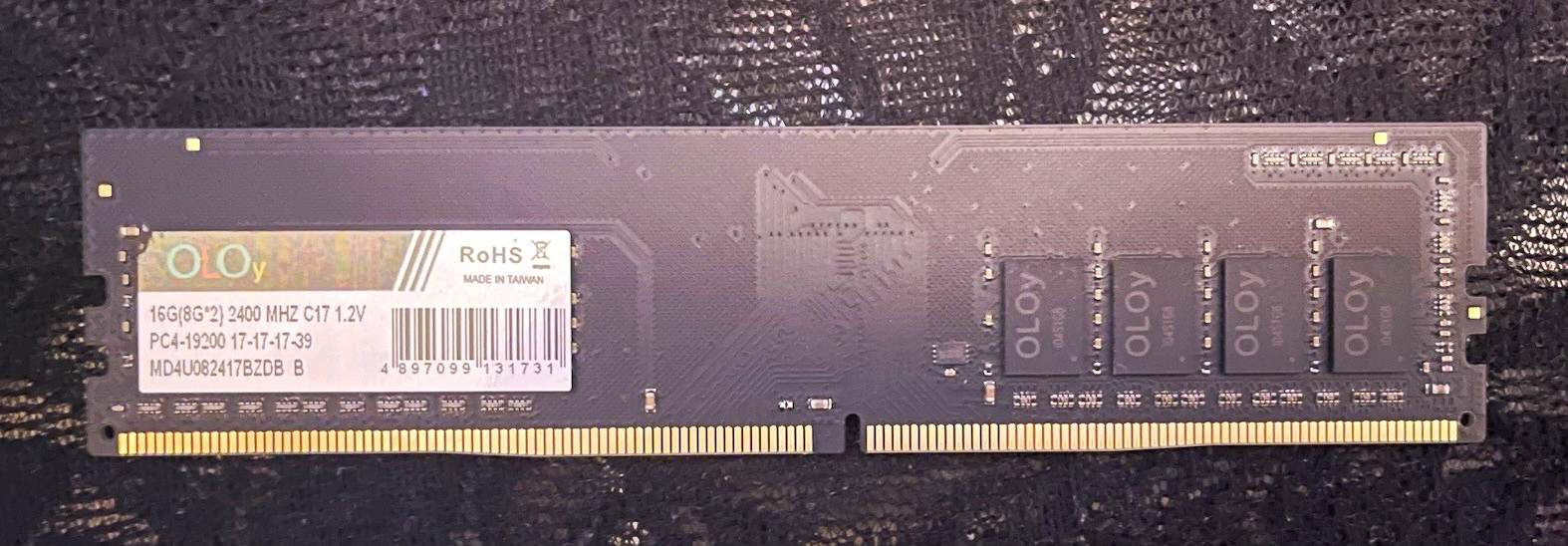 OLOy 8gb DDR4 SDRAM DDR4-2400 PC4-19200 288-Pin UDIMM