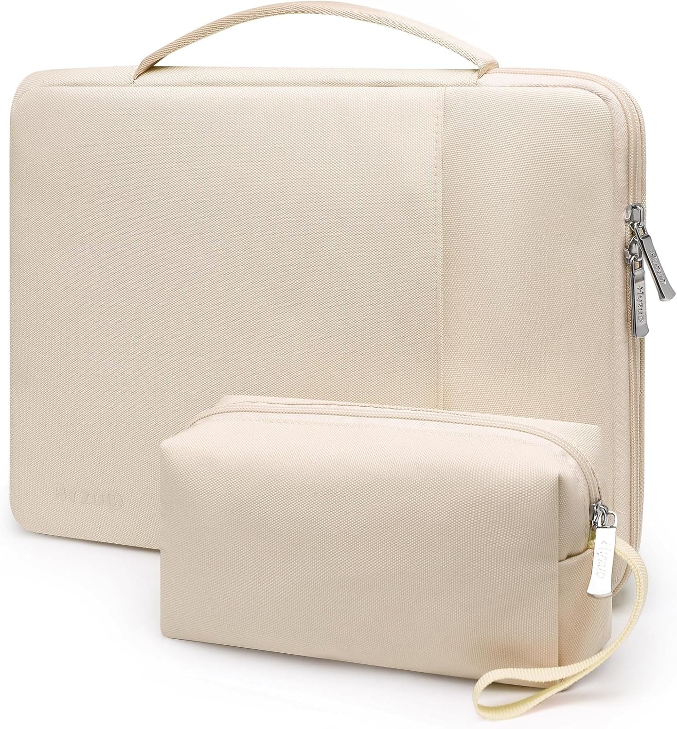 15-16 Inch Laptop Sleeve Case Bag for MacBook Pro 16 M5, Sand Color Design