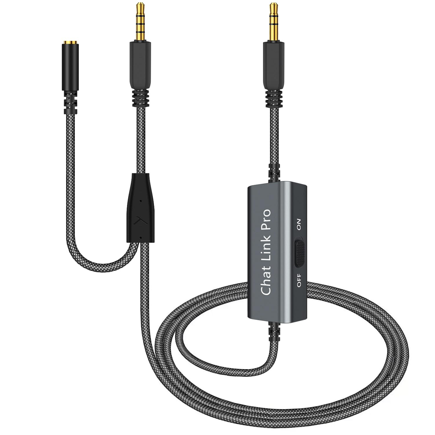 Chat Link Pro Cable for Nintendo Switch Xbox One PS4 PS5 with Isolator (6.6FT)
