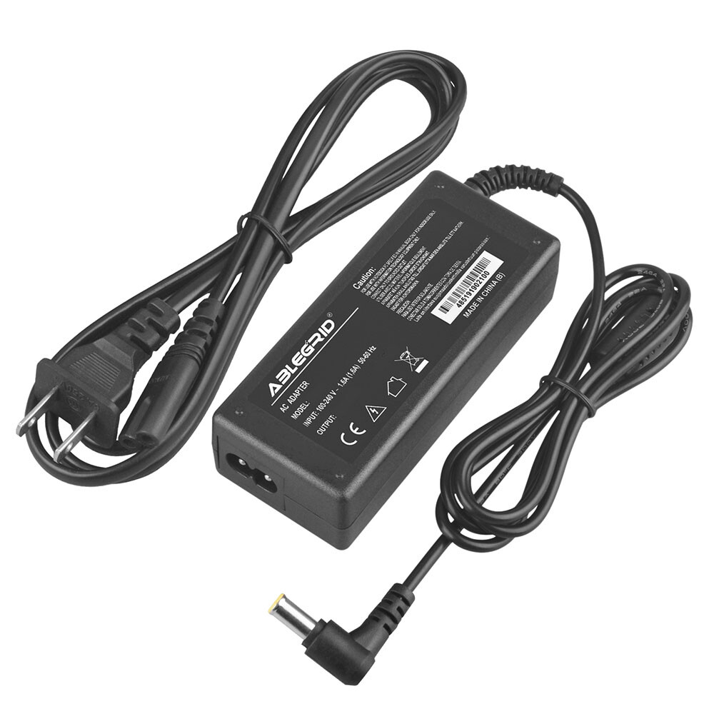 AC Adapter for LG 24MP60VQ-P & 24MP59HT-P 24" ISP Monitor 24MP60 24MP59 Power