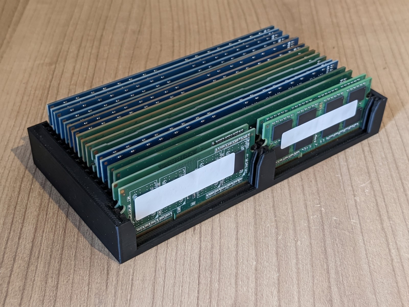 RAM Memory Storage Tray Holder 15 DIMM + 6 SODIMM Organizer Stand DDR3 DDR4 DDR5