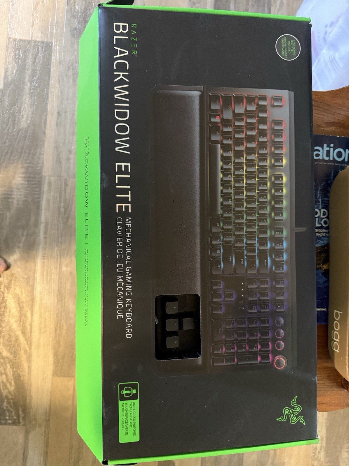 Razer BlackWidow Elite Mechanical Gaming Keyboard with Hand Rest