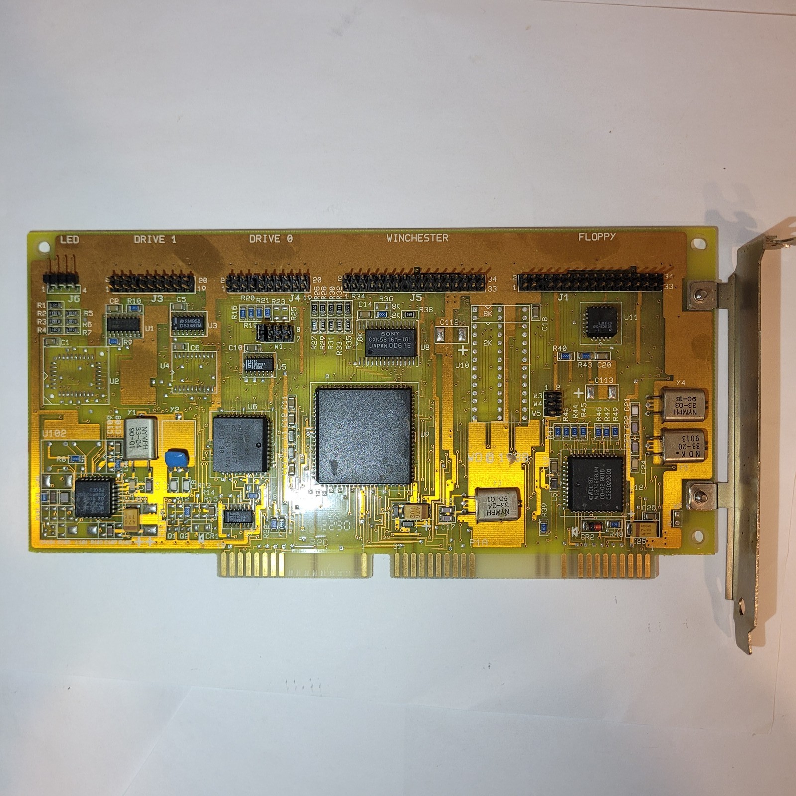 Western Digital WD1003V-MM2 ISA Hard Drive Floppy Controller Card 61-600338-02