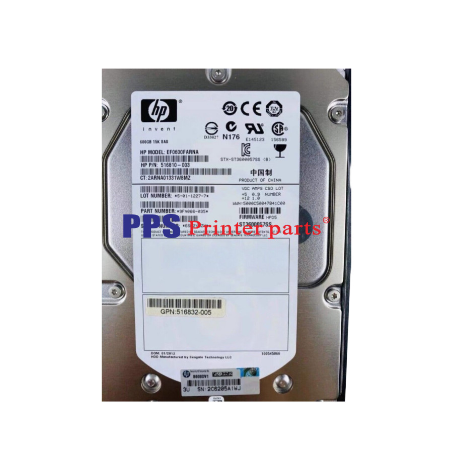 HDD For HPE 517354-001 516828-B21 600GB15KSAS 6G 3.5Inch 516810-003 533871-003