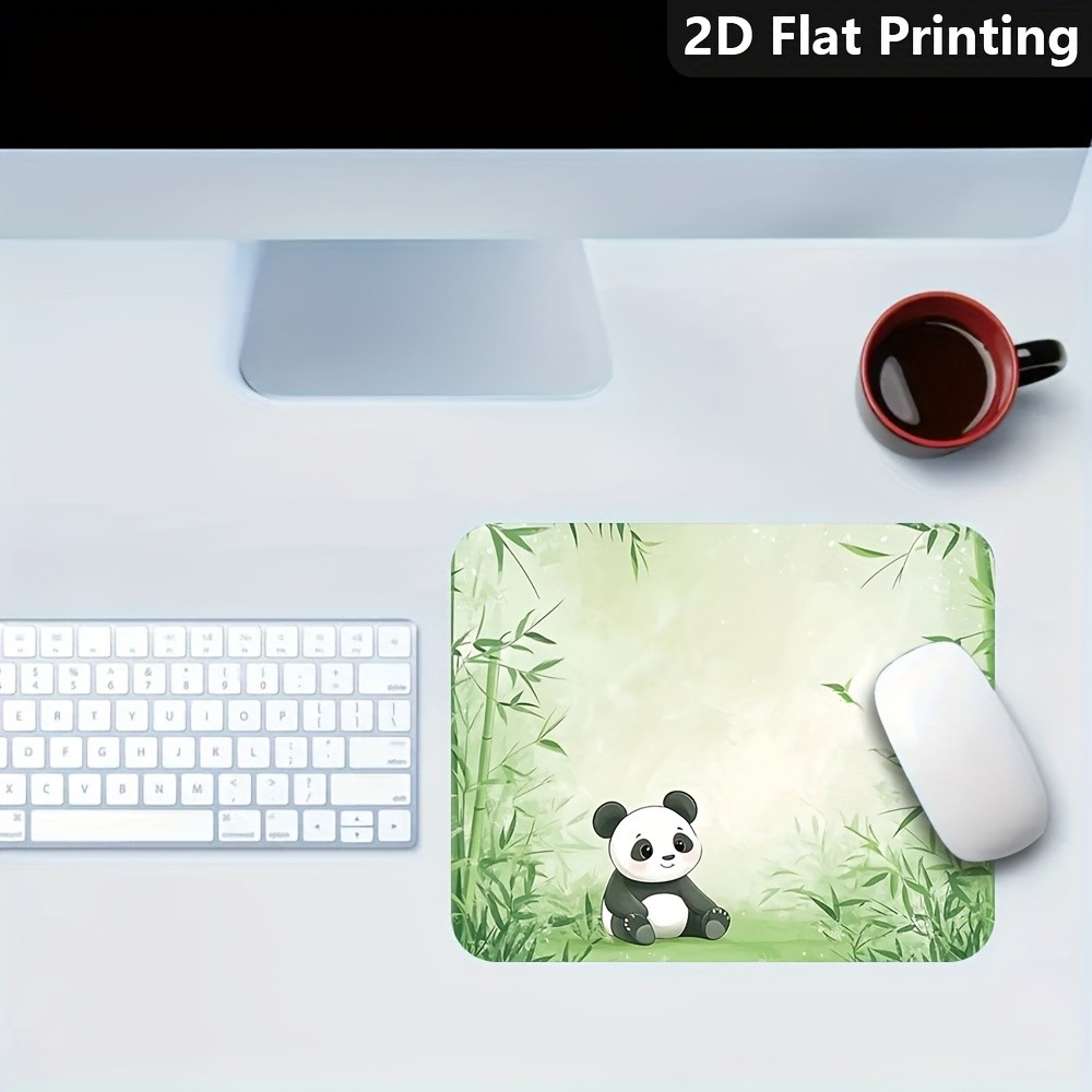 High-Resolution Panda Bamboo Forest Mouse Pad for  Desktop Decoration – Unique