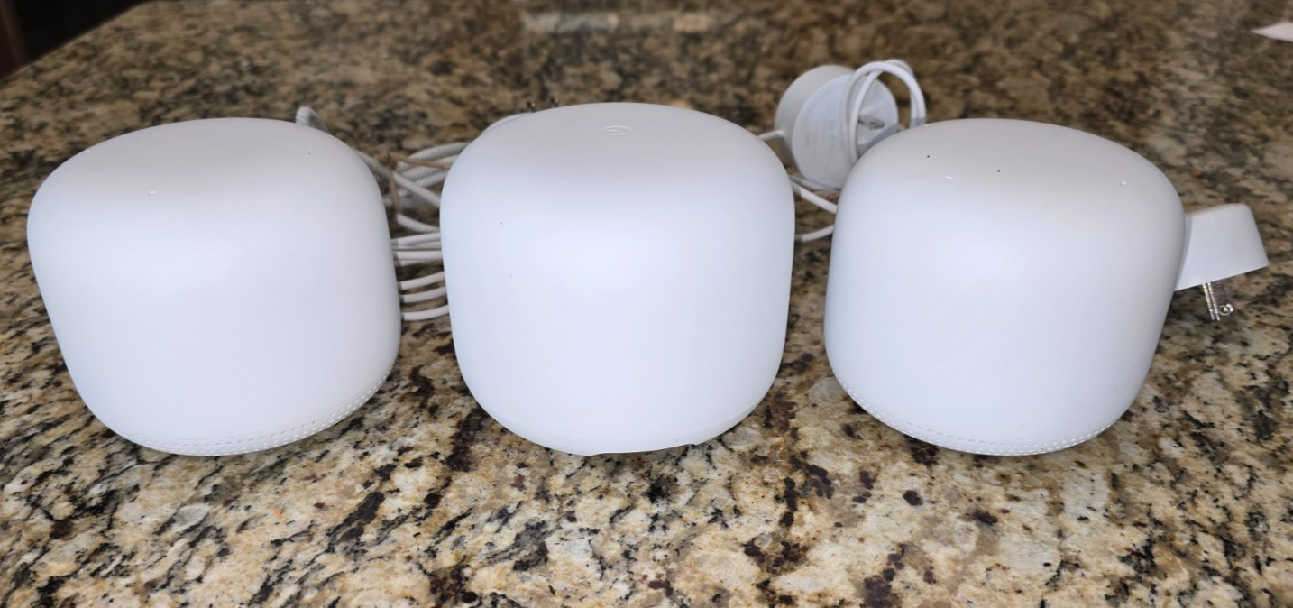 Google Nest Wifi 2nd Gen AC2200 Mesh System Please read note.