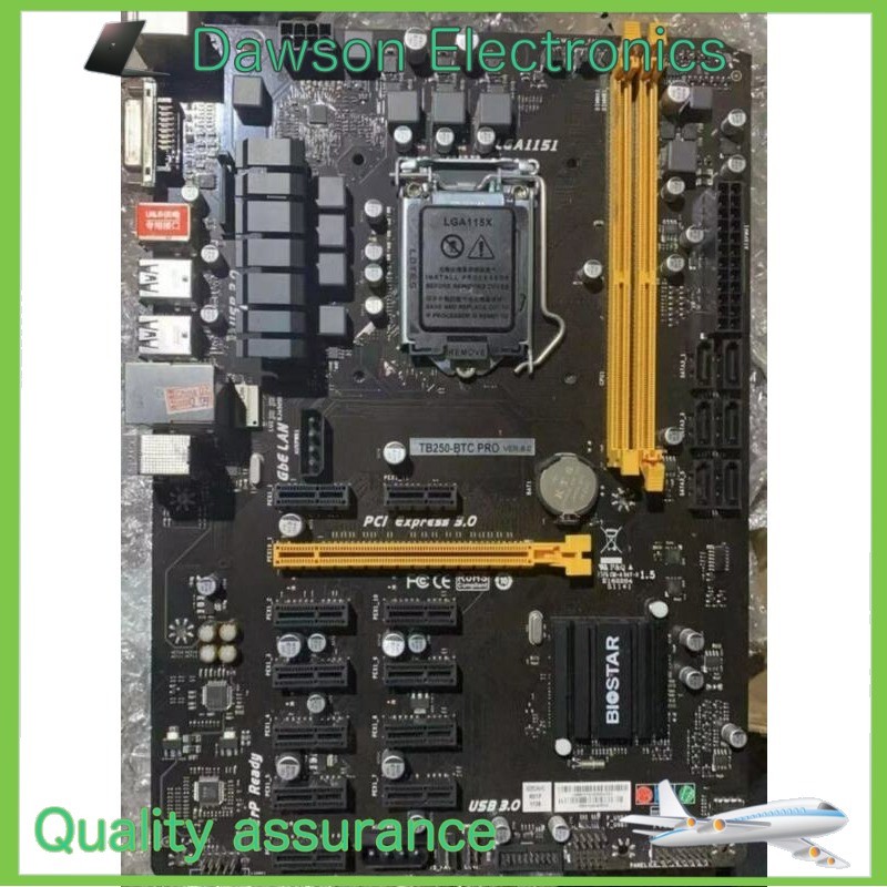 B250-BTC 12 Card 12GPU 12PCI-E Board B250-12P LGA1151 DDR4 Motherboard 1P