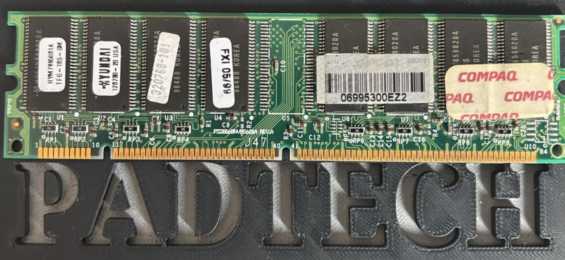 64MB 168-Pin SDRAM PC100 Hyundai HYM7V65801A 64mb Compaq 320768-101(Tested)