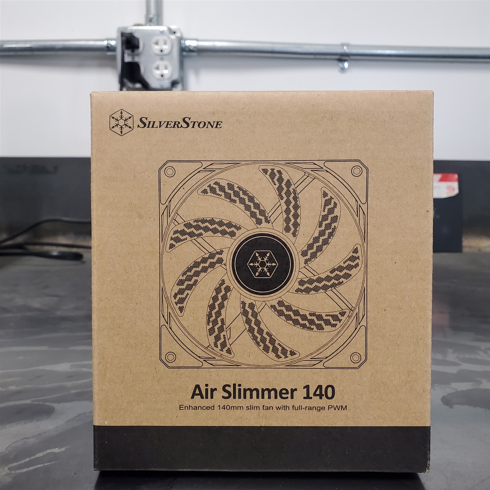 Silverstone SSTAS140B Air Slimmer 140mm Shark Force Slim Fan PWM Control
