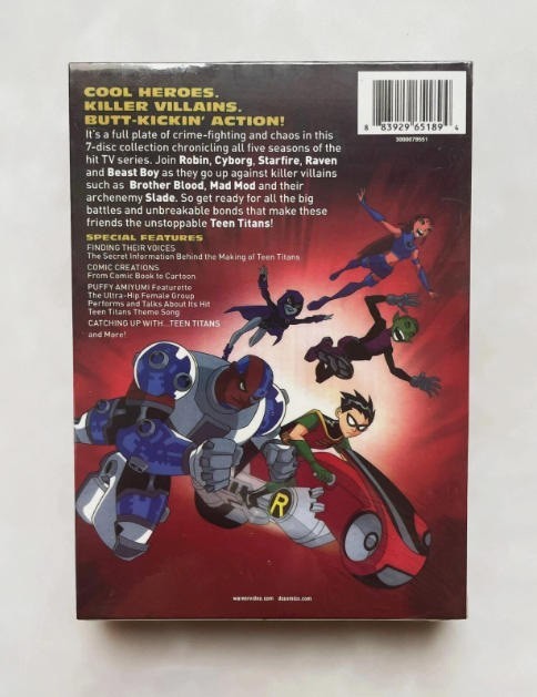 The Complete Series (DVD, Teen Titans 7-Disc Box set) New