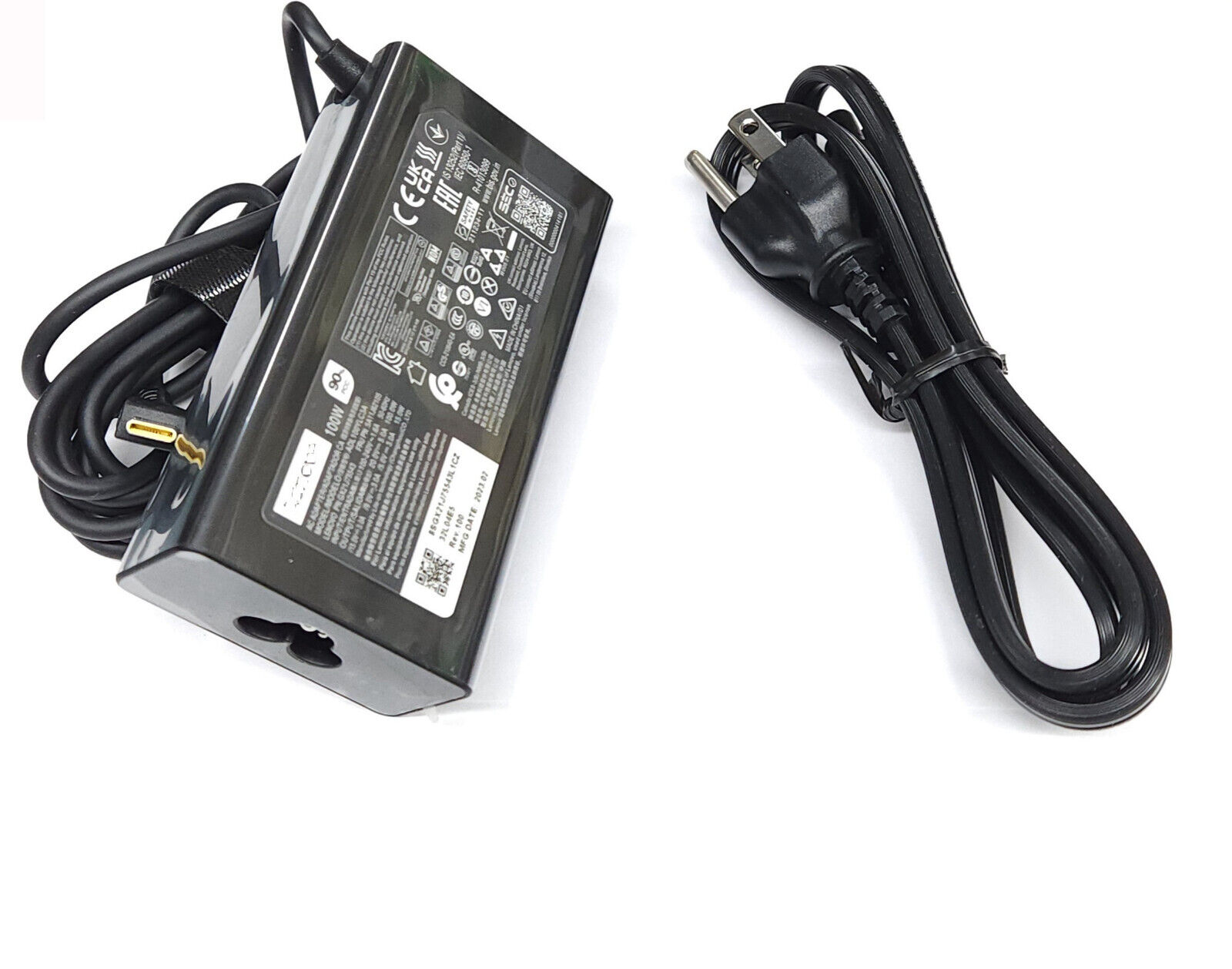 New Genuine 100W USB C AC Charger For Lenovo Ideapad Yoga ADL100YLC3A 5A11J62105