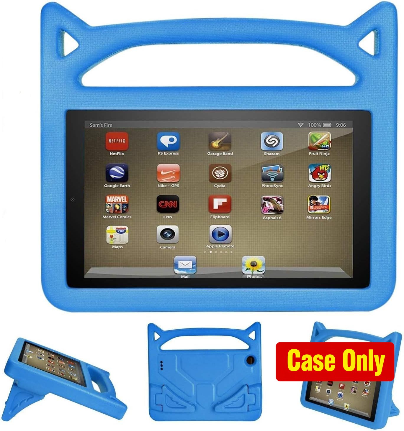 Case for Fire HD 10 Tablet 10.1" (2023 13th Gen), Shockproof Lightweight Stand C
