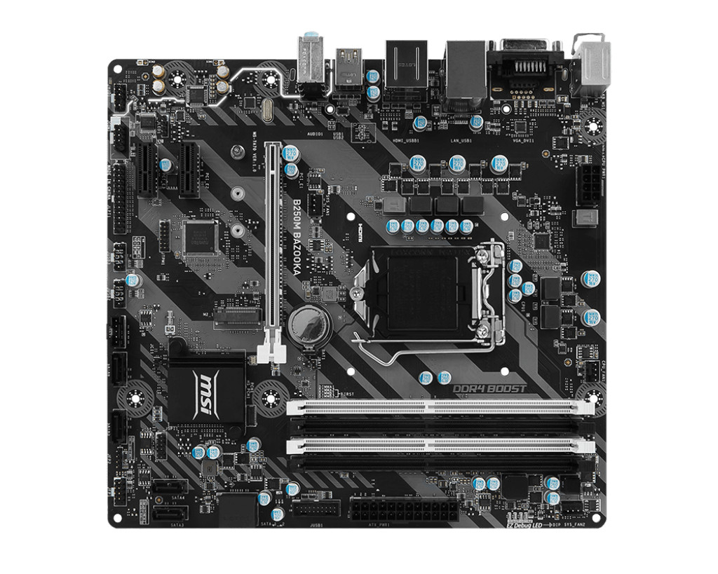 MSI Motherboard B250M BAZOOKA LGA1151 Intel ddr4 Usb3.0 dvi hdmi M-ATX