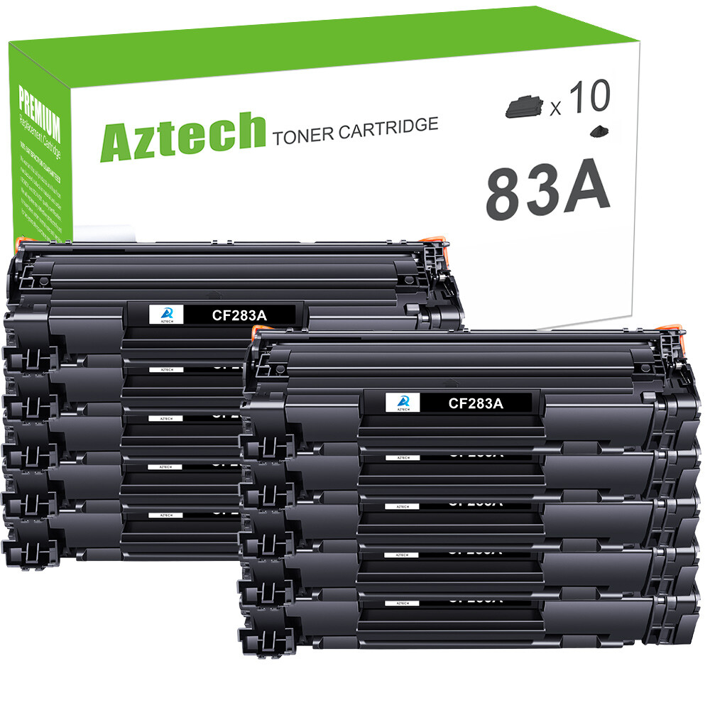 10 Pack CF283A 83A Toner Compatible With HP LaserJet Pro MFP M127fn M125nw M125a
