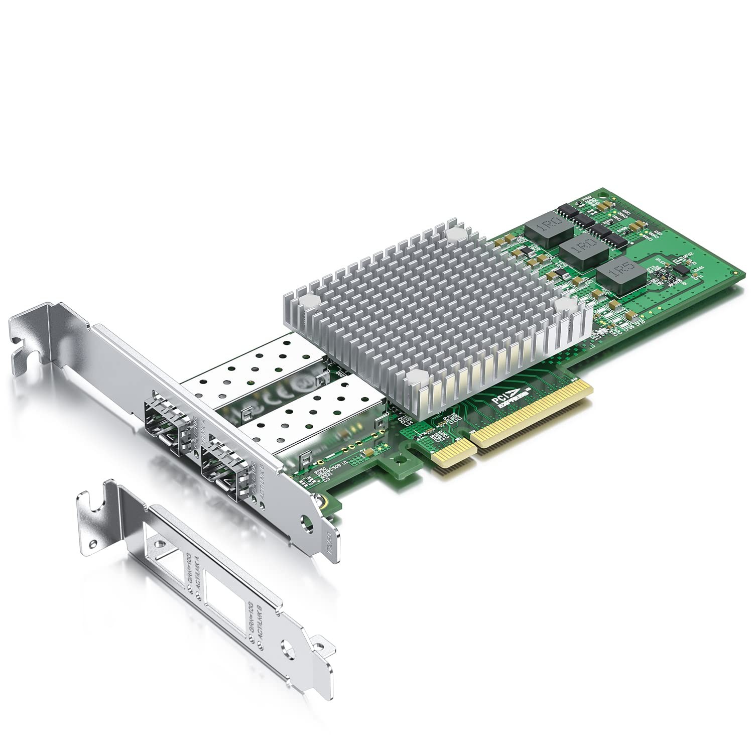 10Gb PCIE NIC Network Card, with Broadcom BCM57810S Chipset, Dual SFP+ Port, ...