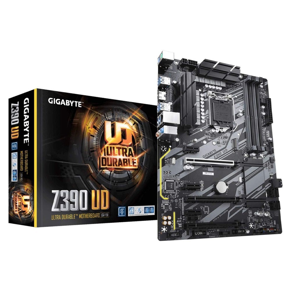 GIGABYTE Z390 UD Motherboard LGA 1151 Intel Z390 4×DDR4 ATX HDMI M.2 Core