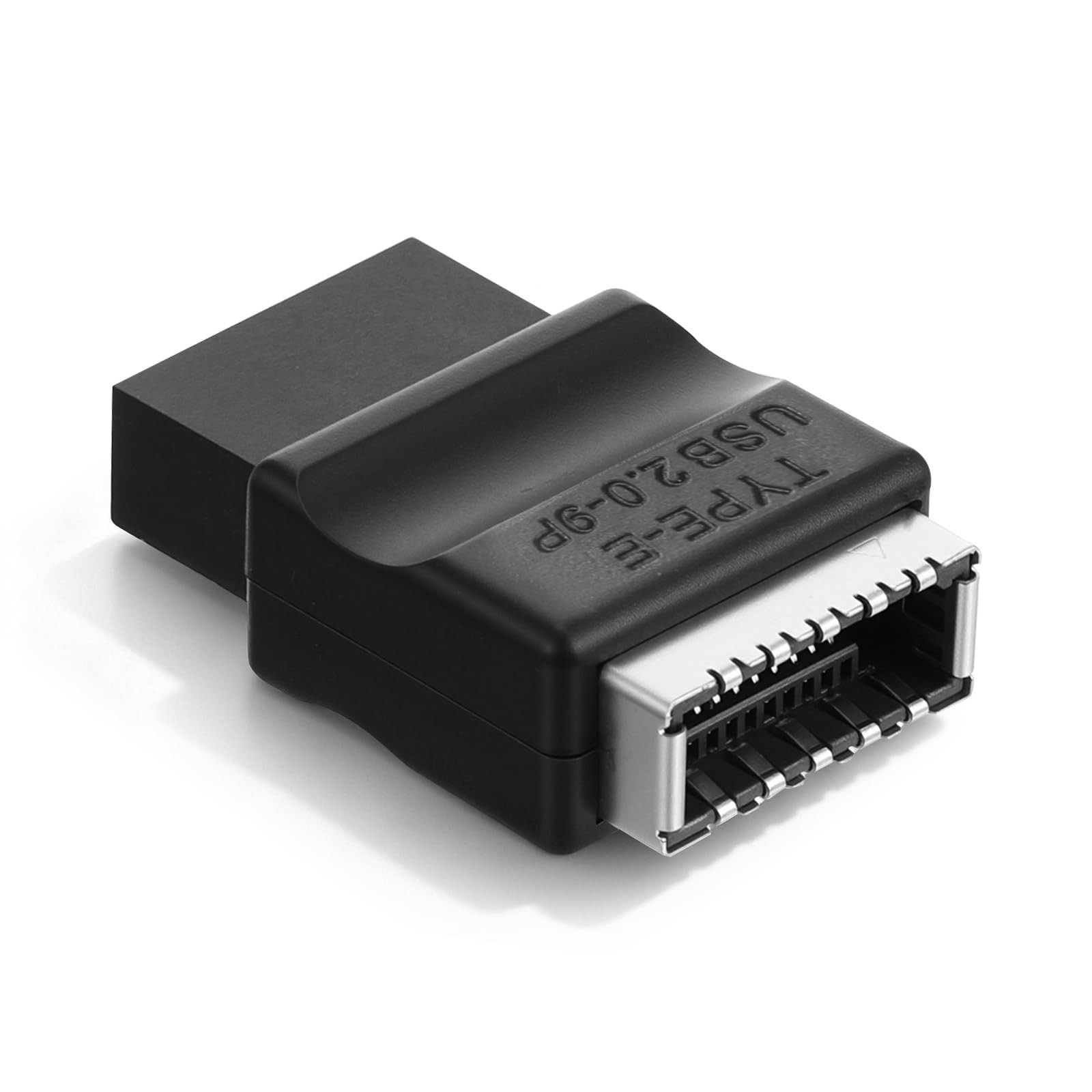 USB 2.0 to USB 3.2 Gen 1 Type-E Header Adapter, 9Pin Male to A-Key Female Con...