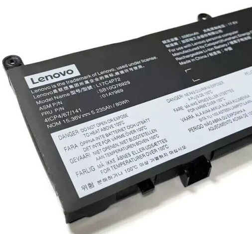 Genuine 01AY969 battery for Lenovo ThinkPad P1 P1-20MD X1 Extreme 1st Gen Series