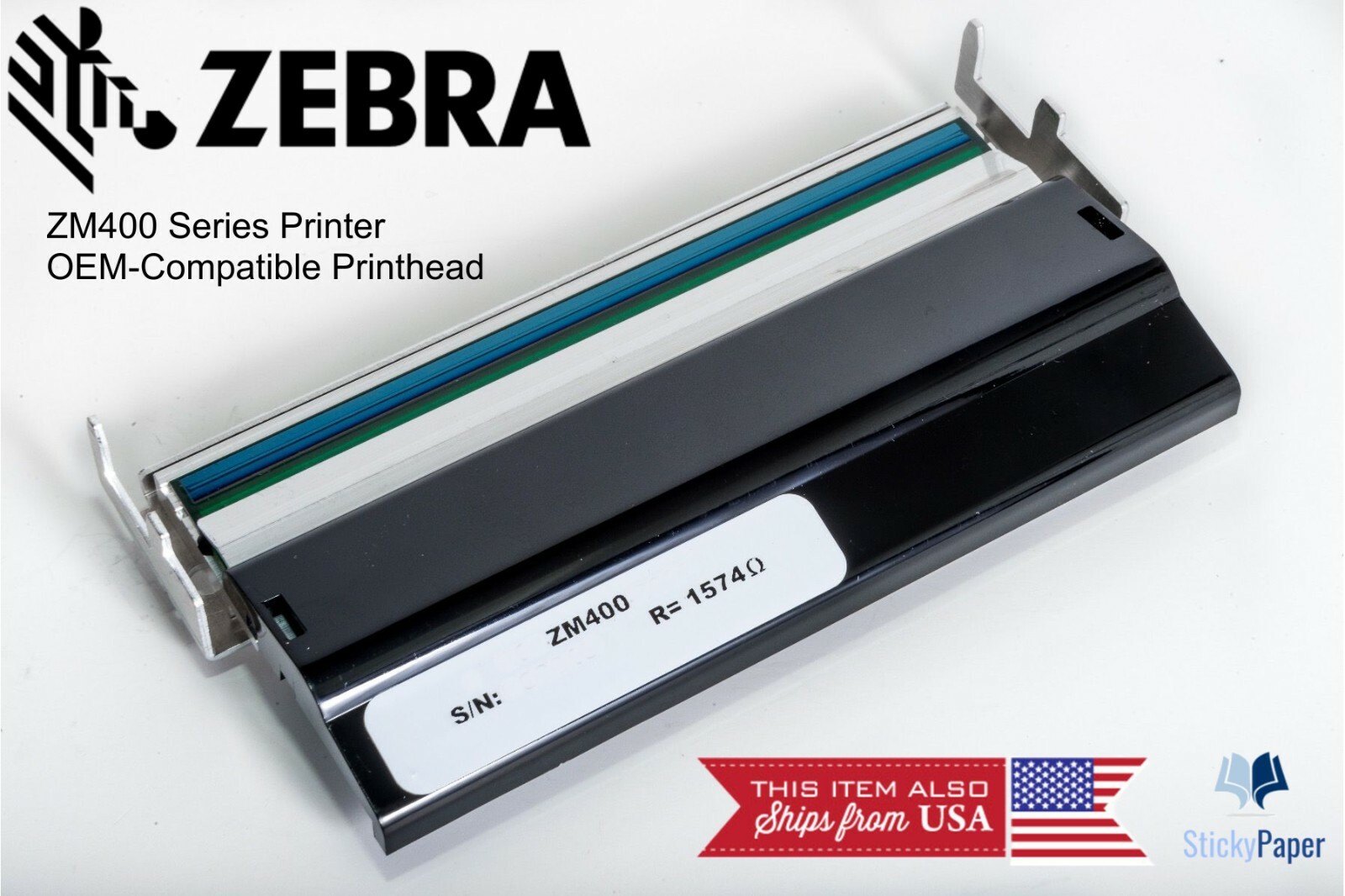 Zebra ZM400 203 dpi Compatible Printhead (79800M)