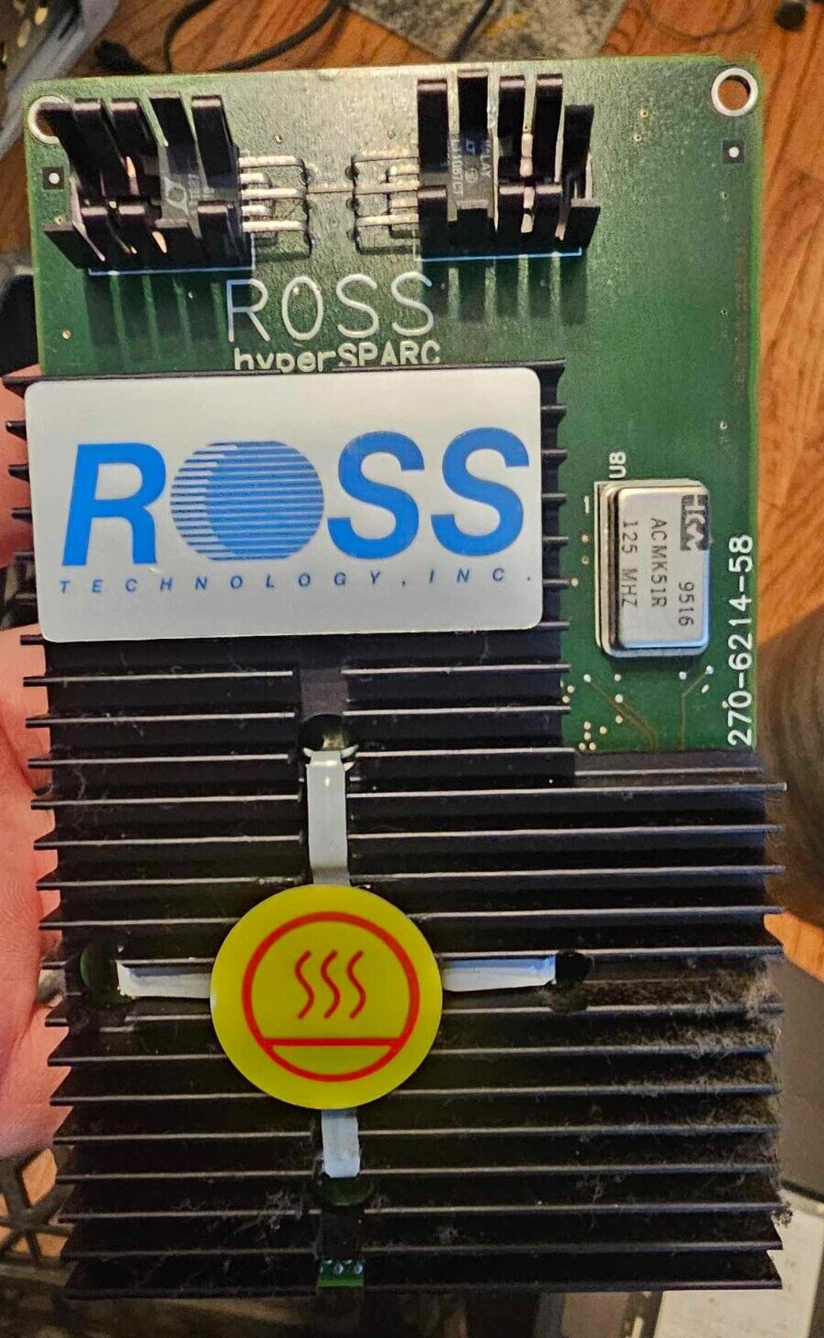 Retro SUN (511-6524 -07 REV A) ROSS hyperSPARC 125MHz CPU MODULE 270-6214-58