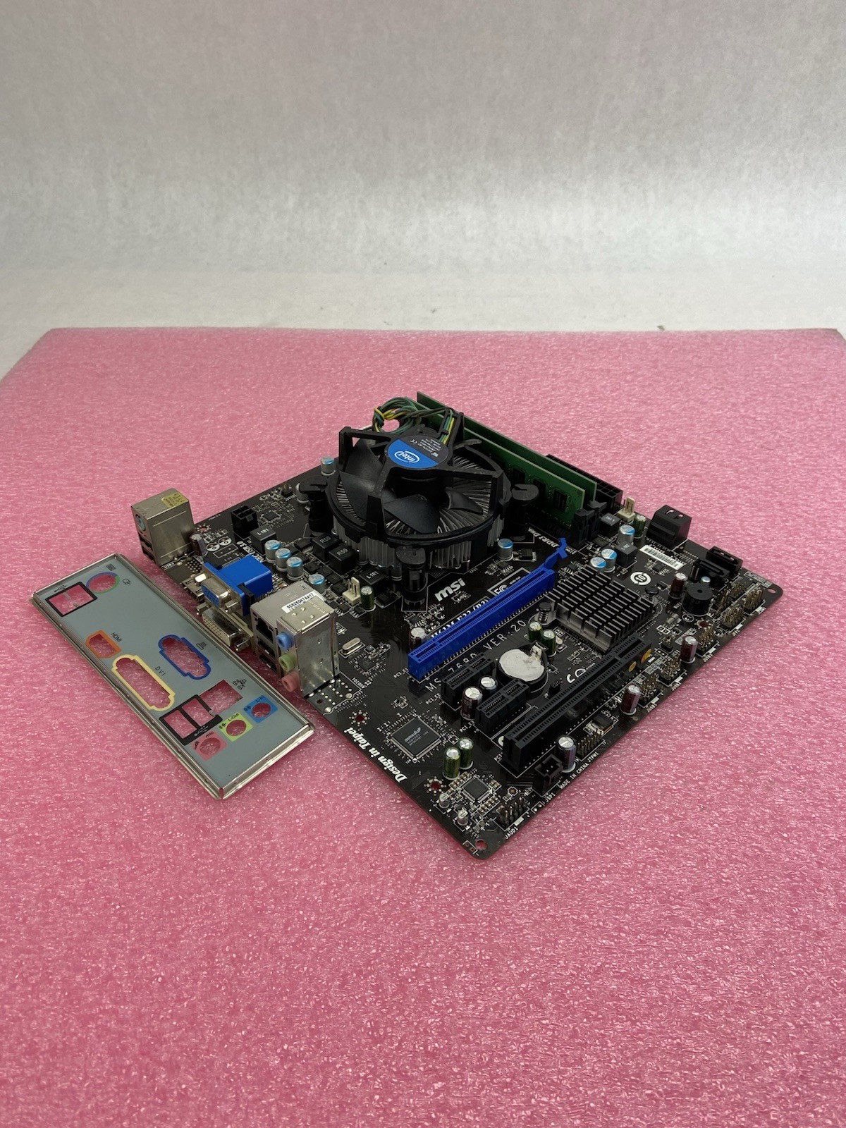 MSI H61M-E23 Motherboard Intel Core i3-2100 3.1GHz 6GB RAM w/IO