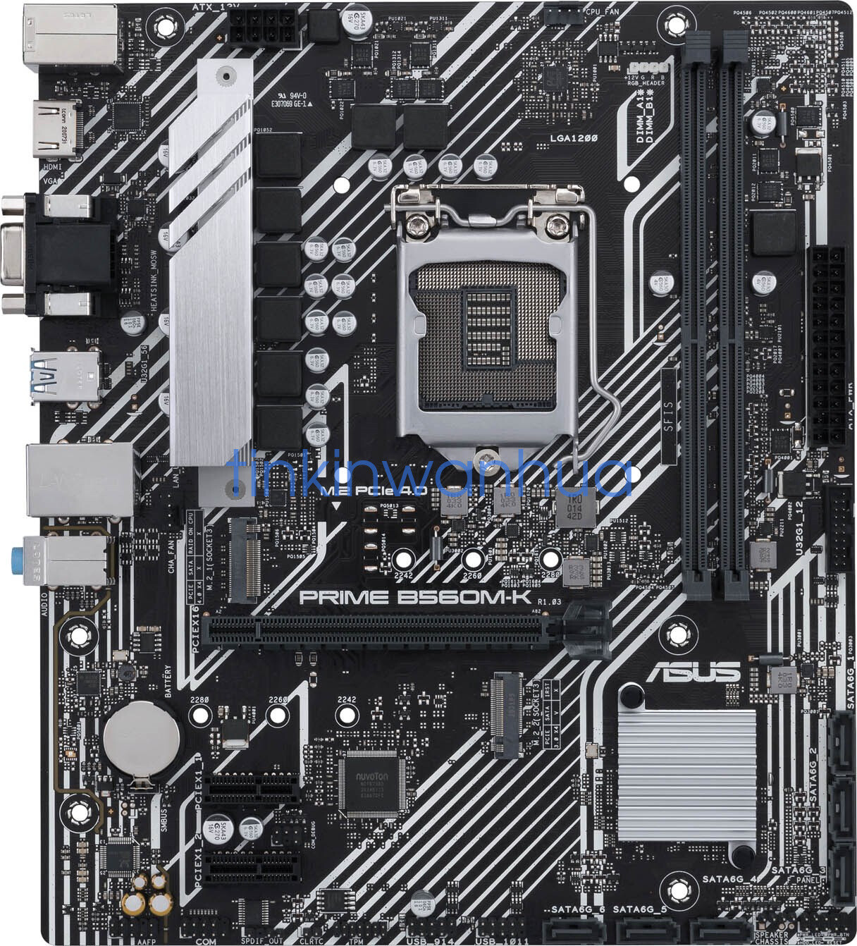 FOR ASUS PRIME B560M-K Motherboard Support 32G DDR4 LGA1200  M-ATX Compact
