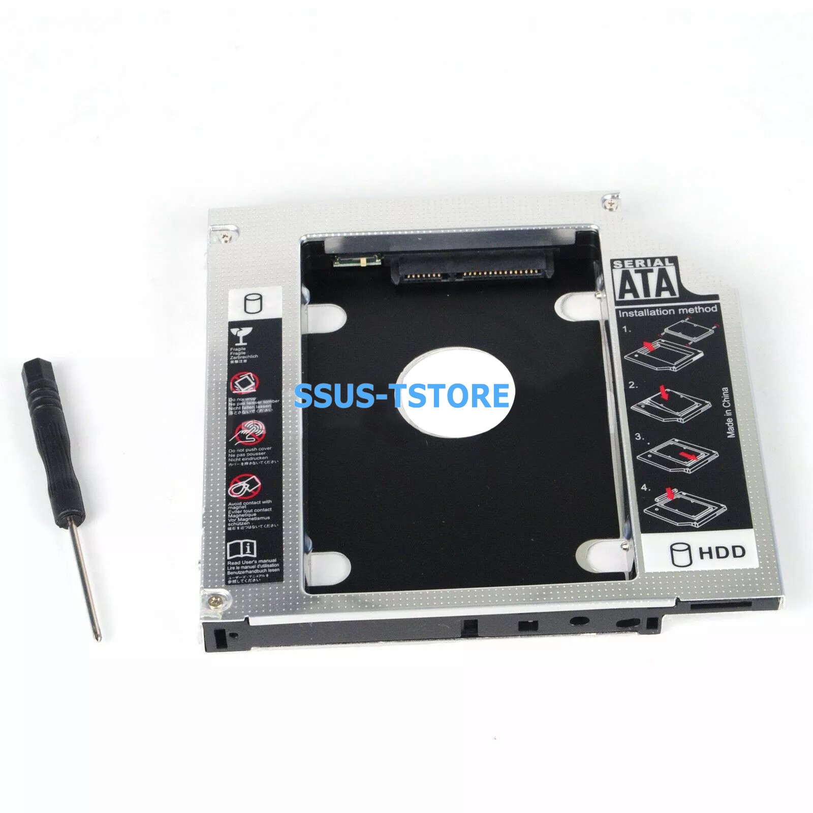 Second HDD SSD Caddy For HP Pavilion DV3 DV4 DV5 DV6 DV7 DV8 Optical Drive DVD