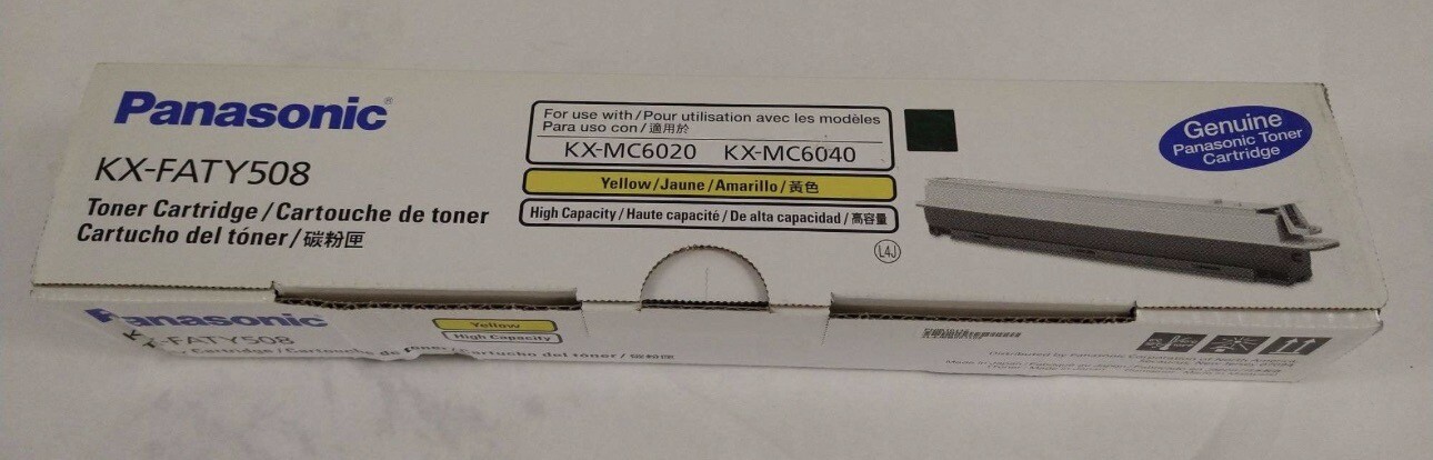 Panasonic Yellow Toner Cartridge for KX-MC6020/6040 High Yield