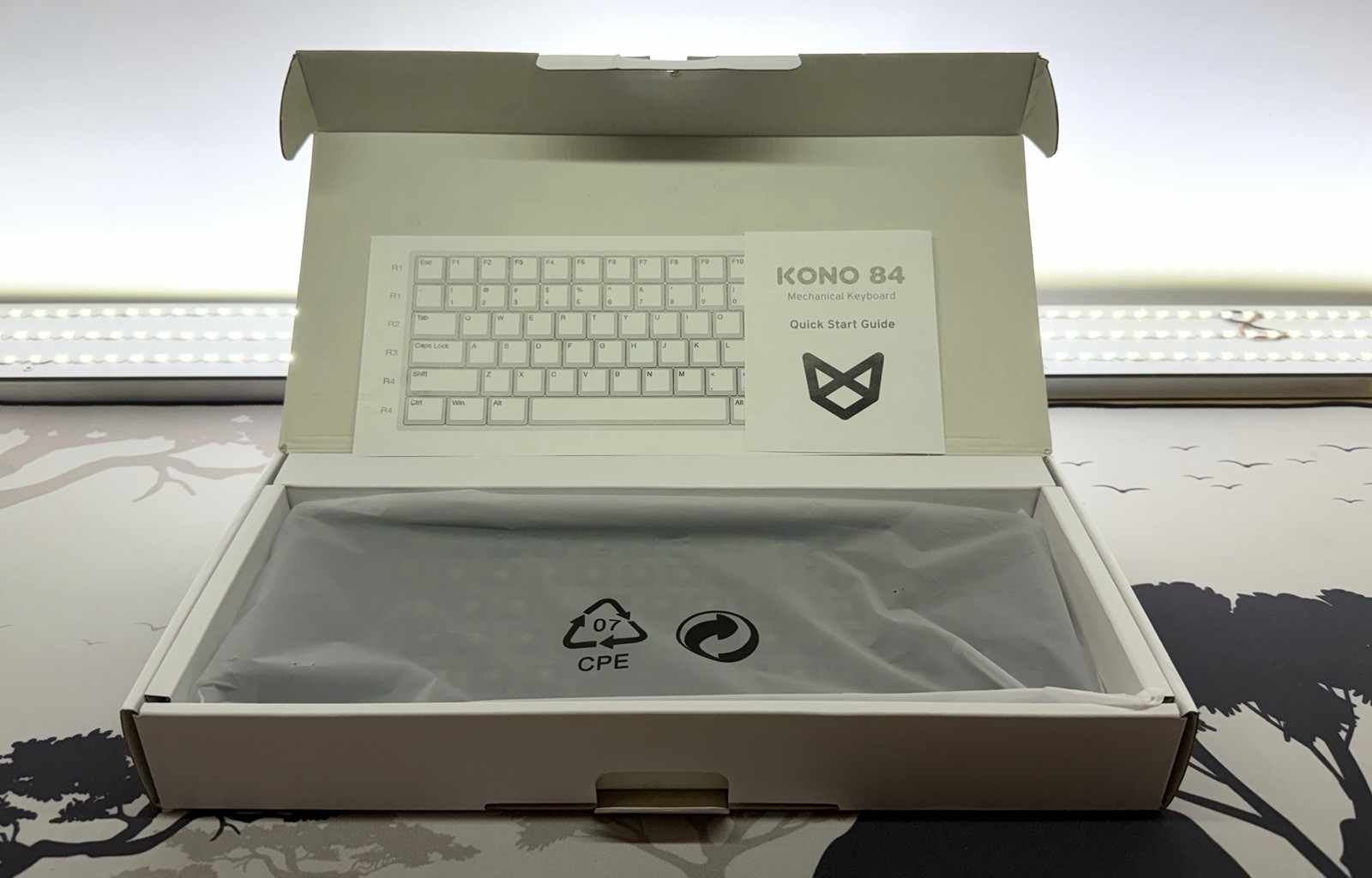 KONO 84 Wireless Compact Mechanical Keyboard Barebones