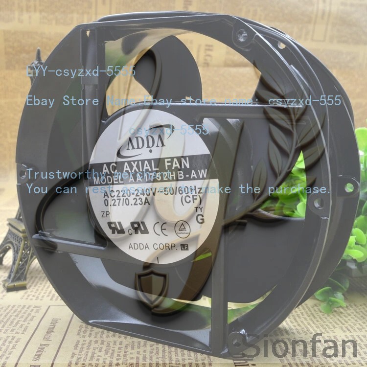 For ADDA AA1752HB-AT AA1752HB-AW 17251 AC220V 0.27A 17CM Fan