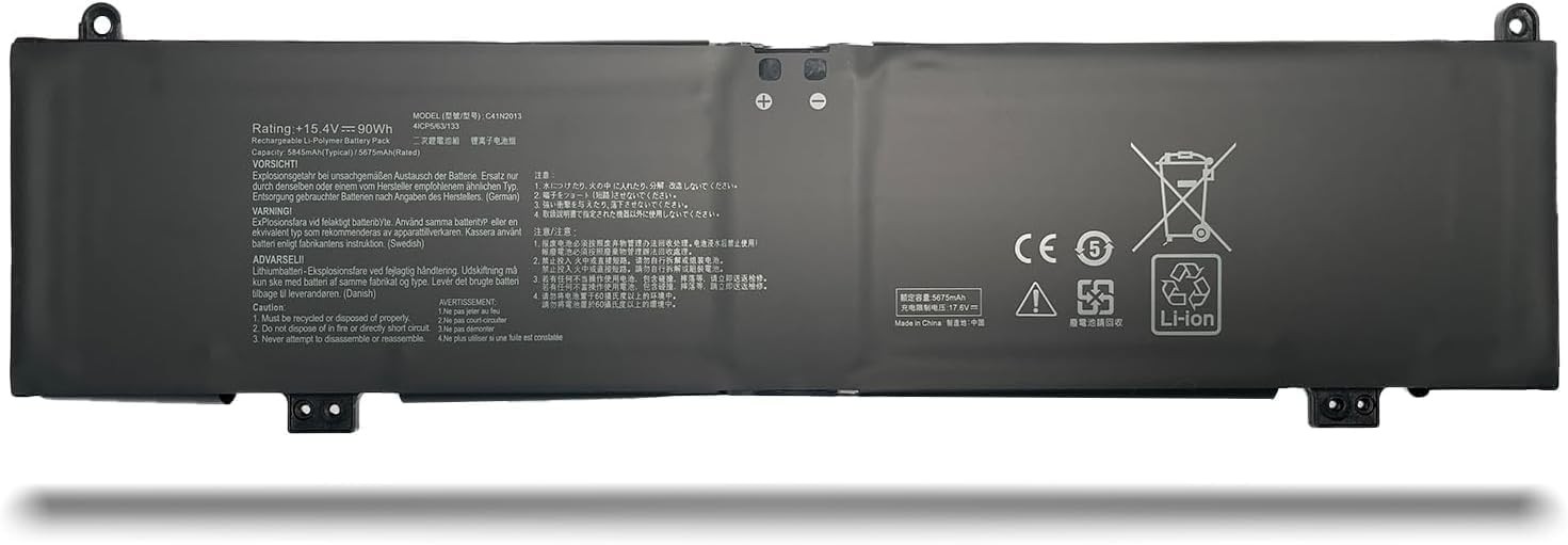 C41N2013 C41N2013 1 0B200 03880 100 Laptop Battery Replacement for Asus ROG