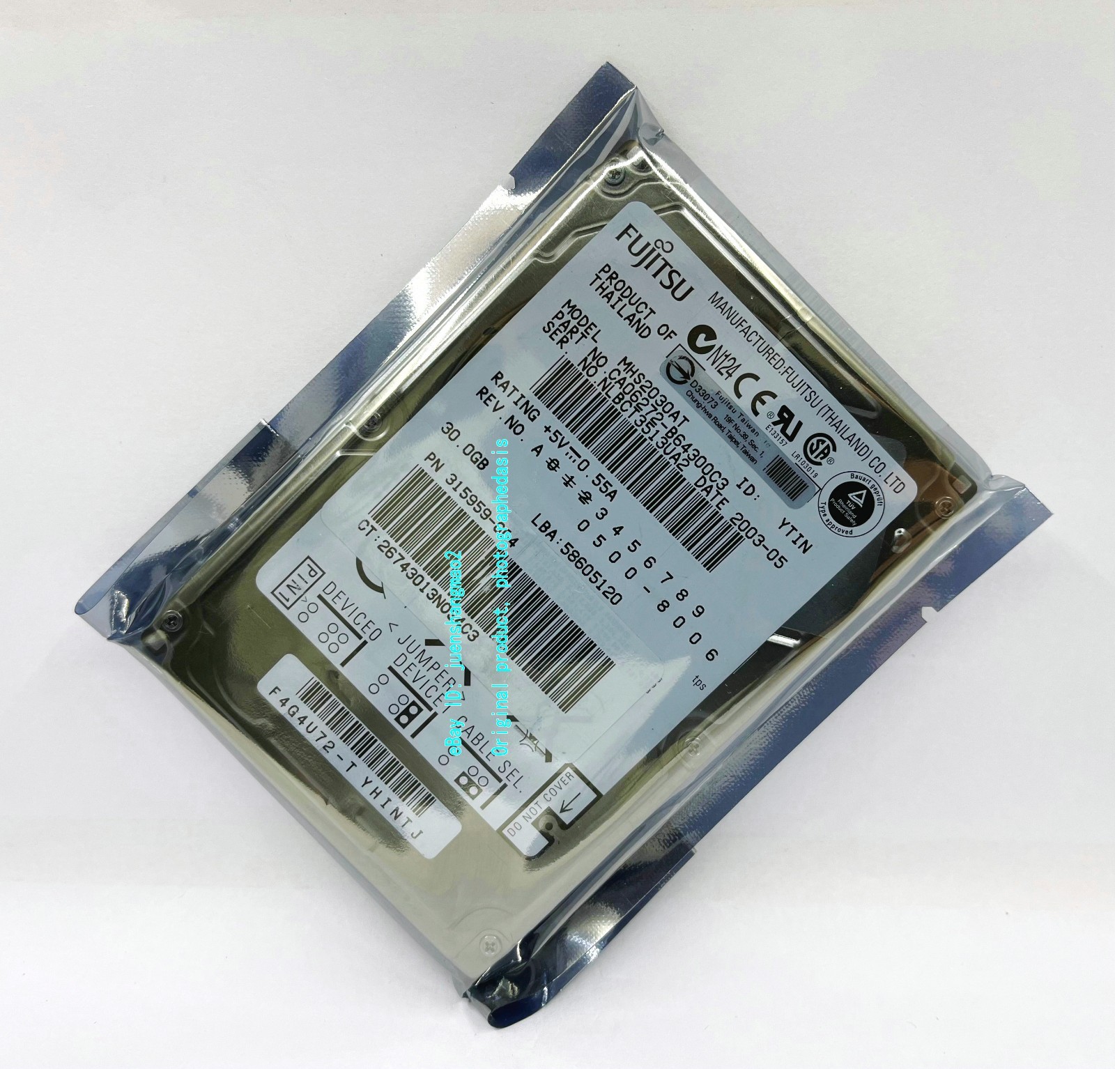 Fujitsu IBM 30GB  MHS2030AT IDE 2.5-inch notebook hard drive